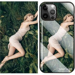 IVY Customized Exclusive Tempered Glass Case for Samsung Glaxy A15 A25 A35 A55 A05S A05 A14 5G A53 A42 A13 A52 A32 A73 A33 A23 Custom for Valentines Birthday Xmas Gifts Photo & Enterprise Logo in Saudi Arabia