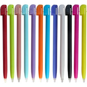 12 Pcs Multicolor Touch Stylus Pen Compatible for Nintendo DS Lite NDSL Video Game Accessory