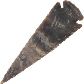 Armory Replicas™ Handcrafted 4-Inch Agate Flint Arrowhead - Authentic Prehistoric Replica | Mohs Scale Hardness 7 | Unique Collectible Stone Arrowheads with Waxy Luster - One-of-a-Kind Design