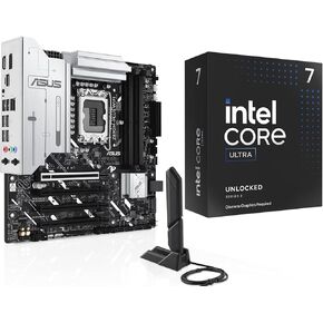 MICRO CENTER CPU Motherbard Combo - Intel Ultra 7 265KF Gaming Desktop Processor with asus Prime Z890M-Plus WiFi Motherboard