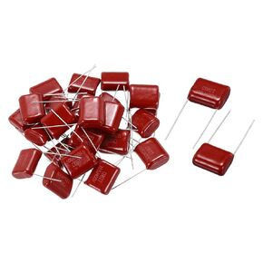 uxcell 20Pcs CBB22 400V 105J 5% Tolerance Through Hole Metallized Polypropylene Film Capacitors