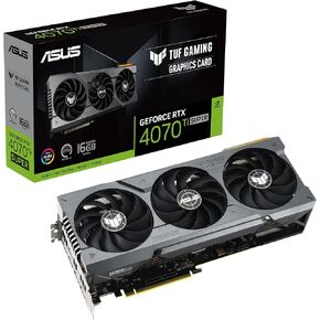 ASUS TUF Gaming GeForce RTX 4070 Ti SUPER 16GB GDDR6X Gaming Graphics Card (NVIDIA GeForce RTX4070Ti DLSS 3, PCIe 4.0, 2X HDMI 2.1a, 3X DisplayPort 1.4a, TUF-RTX4070TIS-16G-GAMING, Black)
