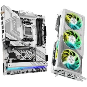 ASRock Radeon RX 9070 XT Steel Legend 16GB & X870 Pro RS WiFi AM5 Bundle | PCIe 5.0, WiFi 6E, 2.5G LAN | High-Performance Gaming & Pro Build Combo