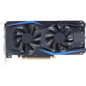 Septpenta GTX950 Graphics Card, 2GB GDDR5 128Bit 1114MHz/6612MHz Desktop Computer Graphics Card, 4K HDR Technology Dual Fans Low Noise for Home Gaming for Win7(32) for Win10(64)