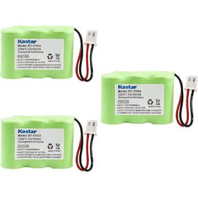 Kastar 3-Pack 2/3AA 3.6V 800mAh 5264 Ni-MH Rechargeable Battery for Home Phone V-Tech 80-1338-00-00 89-1332-00-00 89-1338-00 BT-17333 BT-27333 BT-17233 BT-27233 BT-163345 BT-263345 Cordless Telephone