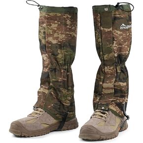 likloks Waterproof Hiking Gaiters for Men & Women - Lightweight & Breathable Adjustable Leg Gaiters for Hiking Boots, Snow, Trail, Trekking, Hunting, Climbing