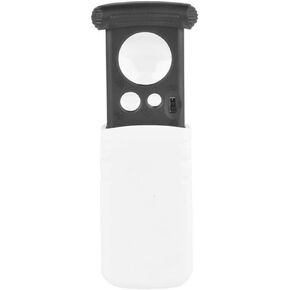 Portable Pull-Out Magnifying Glass with LED Light for Identifying Antiques and Jewelry
