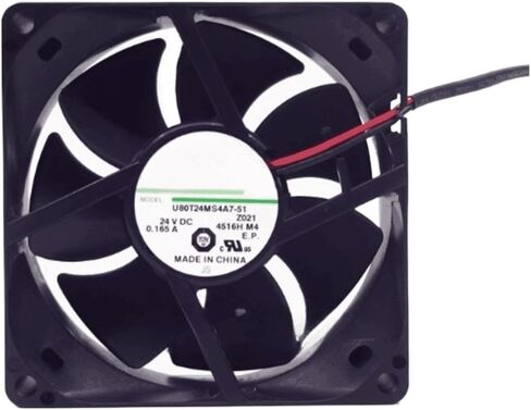 U80T24MS4A7-51 24V 0.165A مروحة التبريد 8025 8 سم 80 × 80 × 25 مم (3 سلك) in Saudi Arabia