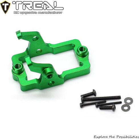 TREAL Aluminum 7075 Servo Mount Compatible with 1/18 TRX-4M Upgrades (Red) in Saudi Arabia
