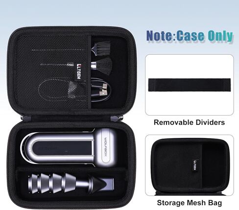 LTGEM Dust Blower Case Compatible with WOLFBOX MF100 / MF50 Electric Air Duster- Travel Protective Carrying Storage Bag, Black(Case Only) in Saudi Arabia