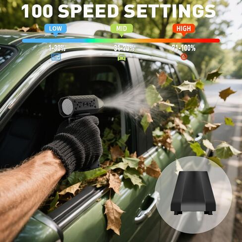 الهواء الكهربائي هواء اللاسلكي اللاسلكي Duster 110،000 دورة في الدقيقة محمولة منفاخ كهربائي ميني نفاثة جافة جافة 100 مستويات السرعة القابلة للتعديل القابلة لإعادة الشحن للوحة المفاتيح ، الكمبيوتر ، تنظيف السيارة in Kuwait