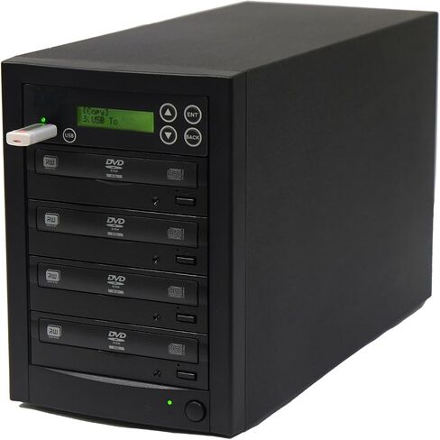 Acumen Disc USB to 5 Disc Duplicator - Flash Media/Disc to Multiple Discs (DVD/CD) Copier Tower System in Saudi Arabia