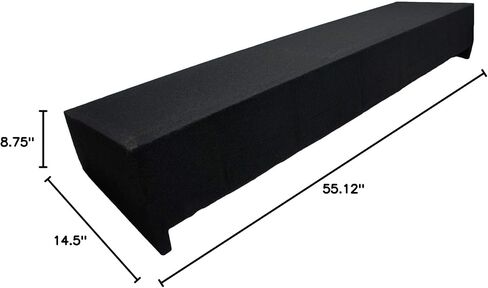 American Sound Connection ASC Dual 12 "Sub Box Subwoofer Teprosure متوافق مع Ford F-150 2015-Up in Kuwait