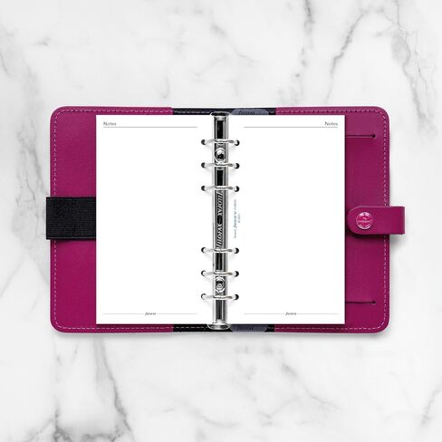 Filofax Calendar Diary Refill, Personal/Compact Size, Month-to-View, White Paper, English, 2024 (C68410-24) in Saudi Arabia