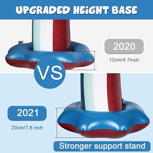 انبرو مرش سمكة قرش عملاق مطور للاطفال، العاب مائية قابلة للنفخ في الصيف للعب في الهواء الطلق للاولاد والبنات والاطفال in Kuwait
