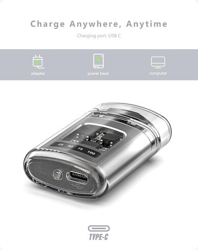 VVay أخف وزناً USB C قابلة لإعادة الشحن ، ولاعة بلازما قابلة للرياح. in Kuwait