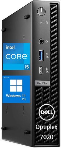 كمبيوتر مكتبي صغير طراز OptiPlex 7080 XE من Dell، معالج Intel i5-10500T سداسي النواة بسرعة تصل إلى 3.8 جيجا هرتز، ورسومات Intel UHD، وذاكرة وصول عشوائي DDR4 سعة 32 جيجابايت، ومحرك أقراص PCIe SSD سعة 1 تيرابايت، وواي فاي 6، وبلوتوث 5.1، ونظام التشغيل Windo in Saudi Arabia