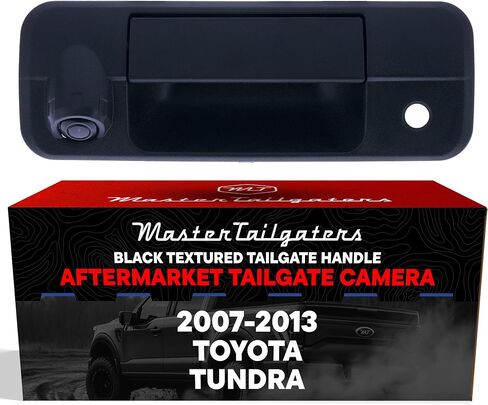 بديل Master Tailgaters لسيارة Toyota Tundra (2007-2013) مقبض الباب الخلفي الأسود مع كاميرا احتياطية in Saudi Arabia