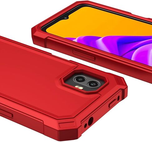 for Samsung Galaxy XCover7 Pro Case with Screen Protector,Full Body Protection Front PC Back Soft Silicone Bumper,Heavy Duty Protection Shockproof Phone Case for Samsung Galaxy XCover7 Pro Black in Saudi Arabia