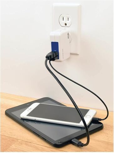 شاحن تريب لايت بمنفذ واحد للشحن السريع 3.0 USB للحائط / السفر مع مستشعر تلقائي للأجهزة اللوحية والأجهزة المحمولة (U280-W01-QC3) in Kuwait