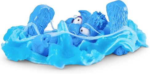 Smashers Dino Ice Age Raptor Series 3 by ZURU Surprise Egg with Over 25 Surprises! - Slime, Dinosaur Toy, Collectibles, Toys for Boys and Kids (Raptor) , Blue in Kuwait
