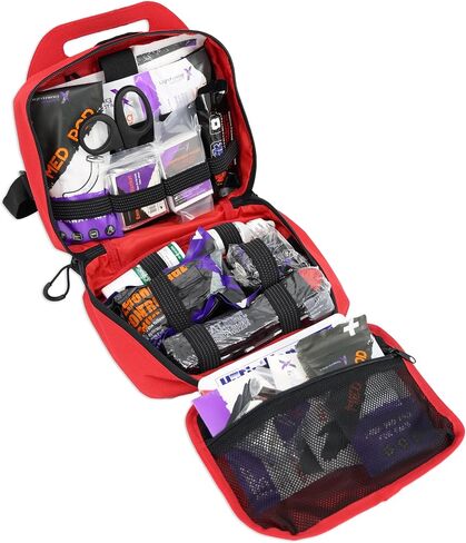 Lightning X Rip -Away Office's Patrol Punshot & Trauma IFAK KIT W/Headrest Mount - Black in Kuwait