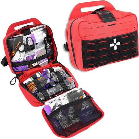 Lightning X Rip -Away Office's Patrol Punshot & Trauma IFAK KIT W/Headrest Mount - Black in Kuwait
