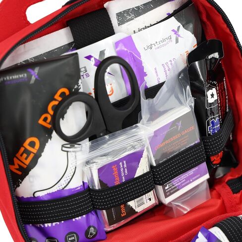 Lightning X Rip -Away Office's Patrol Punshot & Trauma IFAK KIT W/Headrest Mount - Black in Kuwait