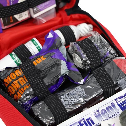 Lightning X Rip -Away Office's Patrol Punshot & Trauma IFAK KIT W/Headrest Mount - Black in Kuwait