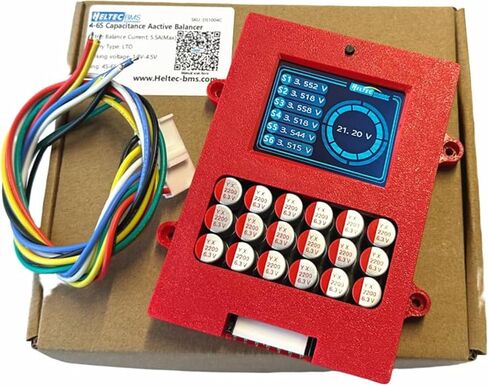 6S Active Balancer with Voltage Display Lifepo4 Equalizer Lipo/LTO/Lithium Titanate Battery Voltage Tester (NCM LFP) in Saudi Arabia