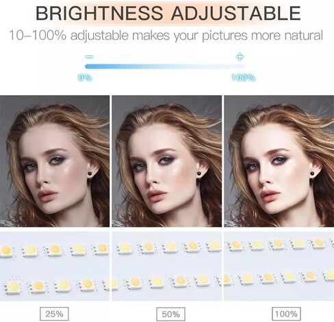 L4500 LED فيديو LED KIT DIMMABLE 3200K-5600K 15W CRI 95 Studio Photo Lamps لوحة معدنية مع ترايبود للتصوير in Saudi Arabia