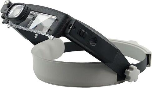 Wearing Electronic Repair Magnifying Glass LED Elderly Reading Magnifying Glass in Saudi Arabia