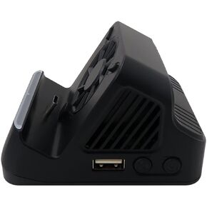 Switch Docking Station Charging Dock Fit for Nintend Switch, 4K HDMI Adapter, 3 USB Ports, Cooling Fan, and Compact Design, Black,Updated by Loner [video game]