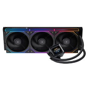 FW360 SE ARGB V2 CPU AIO Liquid Cooler for Desktop, 2000RPM Daisy Chain Connection ARGB Fans,2in Rotatable LCD Display Screen, for AM4/AM5 & Intel 1700/1851(Black)