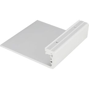 HECASA Aluminum Slider Base Compatible with Crestliner SureMount Gunnel Bracket, Universal Downrigger Bracket Replacement for 2156256 Silver Strudy Flat