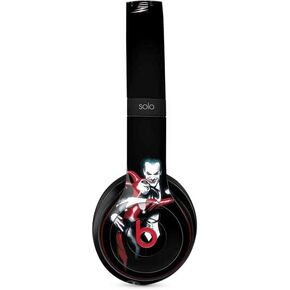 Skinit Decal Audio Skin Compatible with Beats Solo 3 Wireless - Officially Licensed DC Comics Harley Quinn Logo Pattern Design