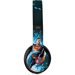 Skinit Decal Audio Skin Compatible with Beats Solo 3 Wireless - Officially Licensed DC Comics Superman Action Pose Art by Jim Lee Design