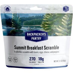 Backpacker's Pantry Summit Breakfast Scramble | Freeze Dried Backpacking & Camping Food, 1 Count