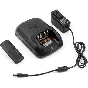 WPLN4232 WPLN4226A Single Unit Charger Compatible with Motorola XPR7550 XPR6550 XPR6350 XPR3500 XPR3300e XPR7350e XPR7550e XPR7580e APX900 Radio Battery PMNN4077 PMNN4406 NNTN8129 Charger（NO-IMPRES）
