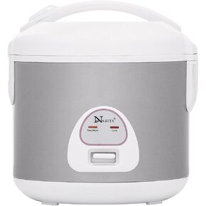 Narita 6 Cup Rice Cooker With Stainless Steel Inner Pan, Inner Pot 3D Warmer By HND®
