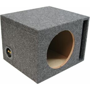 American Sound Connection Car Audio Single 15" Vented Subwoofer Stereo Sub Box Ported Enclosure 5/8" MDF