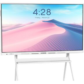 Interactive Smart Board for Classroom, 55" 8+128 GB Electronic Digital Whiteboard Built-in Android OS & Open App Ecosystem - 4K Touchscreen Smartboard for Home Office School Studio Display
