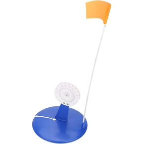 Ice Fishing TipUp with Orange Flag, Compact Metal Pole, Lightweight Design for Easy Use, Durable Angler Tackle Accessory for Efficient Ice Fishing