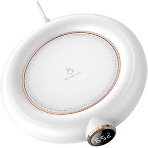 Zerodeko 1Pc USB Coffee Mug Warmer with Temperature Settings Heat Insulation Pad for Keeping Beverages Warm for Office Use and Design for Performance