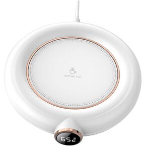 ABOOFAN 1Pc Coffee Mug Warmer Mat USB Charging Heat Preservation Coaster for Home Office Temperature Settings Compact Design for Coffee Tea Milk