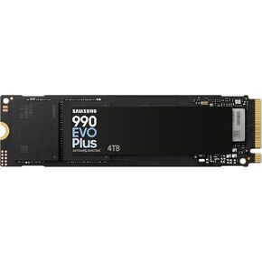 Samsung Internal SSD 990 EVO Plus NVME M.2 PCIE 4.0 × 4/5.0x2 ، 1 تيرابايت ، اقرأ سرعة تصل إلى 7150 ميجابايت/ثانية ، Turbo الذكية كتابة 2.0 ، مثالية للألعاب والعمل ، MZ-V9S1T0BW