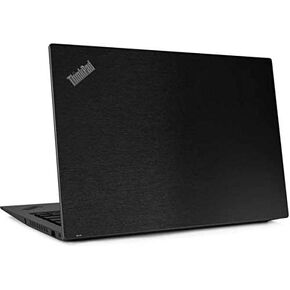 Skinit Skinit Lastop Protop Skin متوافق مع ThinkPad X1 Carbon (6th Gen 2018) - تصميم نسيج من الصلب الأسود المصمم في الأصل