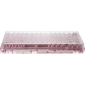 KiiBoom Premium Acrylic Transparent Keyboard Dust Cover, Waterproof, Anti-Dust, Anti-Cat Protector Cover Lid for Mechanical Keyboard (Clear, 15.4'' x 5.3'' x 0.78'')