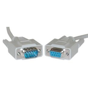 DB9 Male / DB9 Female, 8C, Null Modem Cable, 3 ft (UL)