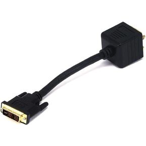 Monoprice 102519 DVI-A Male to VGA(HD15) Female/DVI-A Female Video Splitter Cable
